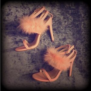 Sexy Pink Furry Heels💦👄💋